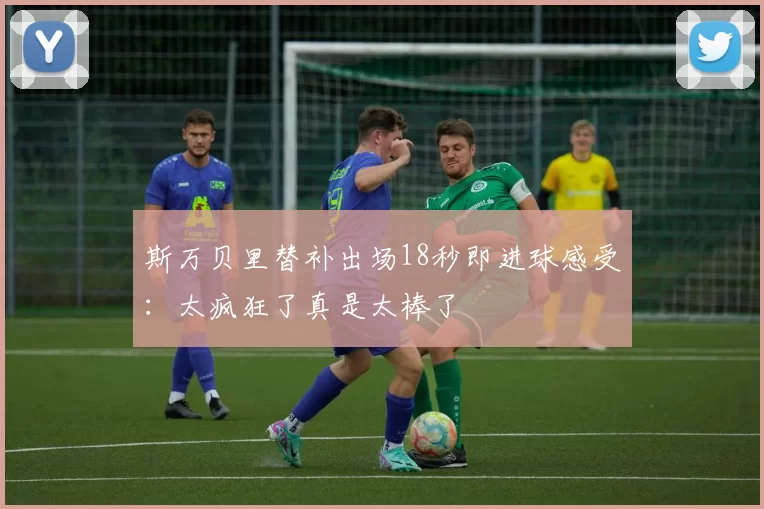 斯万贝里替补出场18秒即进球感受：太疯狂了真是太棒了